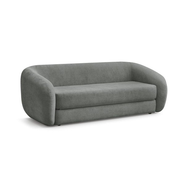 Tamno siva sklopiva sofa od šenila 228 cm Neyo – Bobochic Paris-image-2