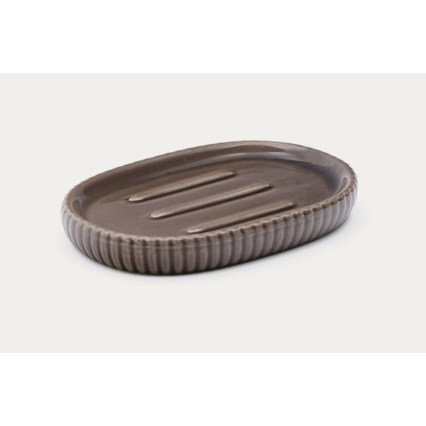 Tamno smeđa keramička posuda za sapun Selime – Kave Home-image-4