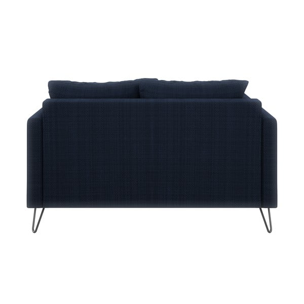Tamno plava sofa od šenila 140 cm Freya – Ropez-image-2