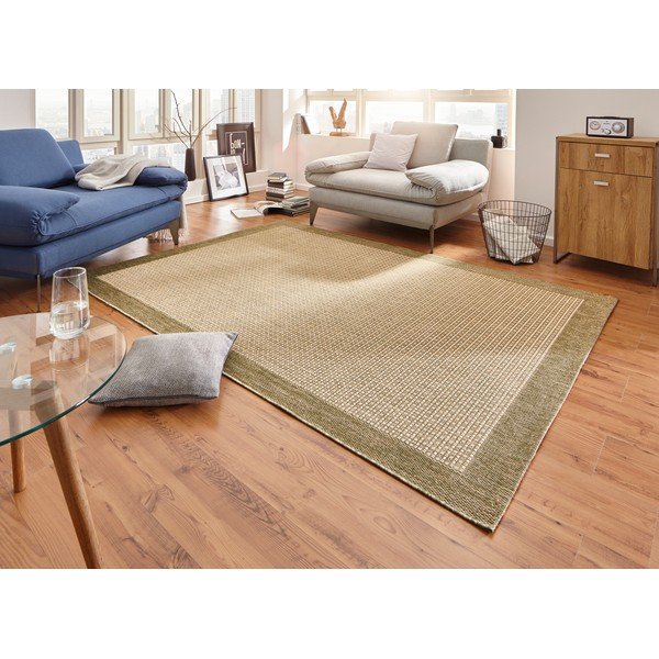 Zeleno-prirodni tepih 150x80 cm Simple - Hanse Home-image-1