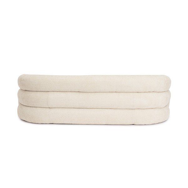 Krem sofa od šenila 200 cm Clemence – Bizzotto-image-4