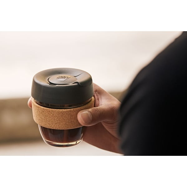Crna/smeđa putna šalica 227 ml Brew Cork Nitro S – KeepCup-image-1