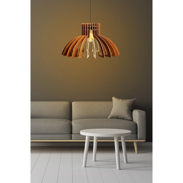Viseća svjetiljka u prirodnoj boji ø 54 cm – Opviq lights-image-2