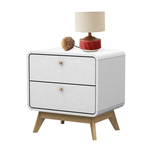 Bijeli noćni ormarić Støraa Caitlin-image-1