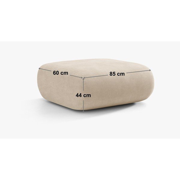 Smeđi tabure od šenila Neo – Micadoni -image-1