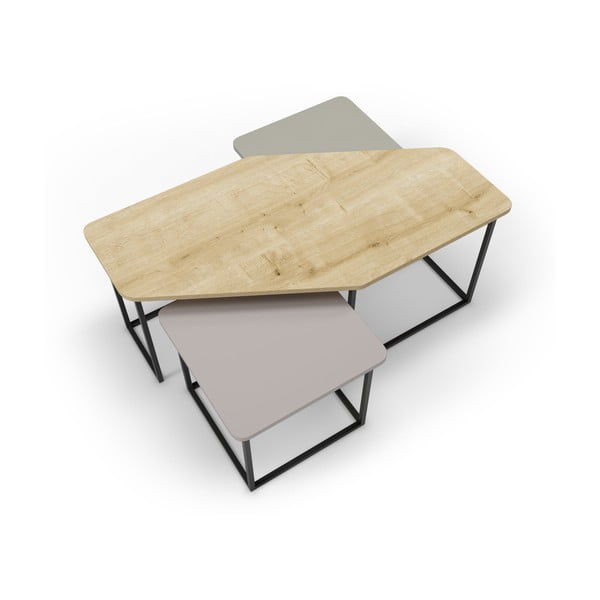 Stolići za kavu u setu 3 kom 60x111,5 cm Zoya – Marckeric-image-3