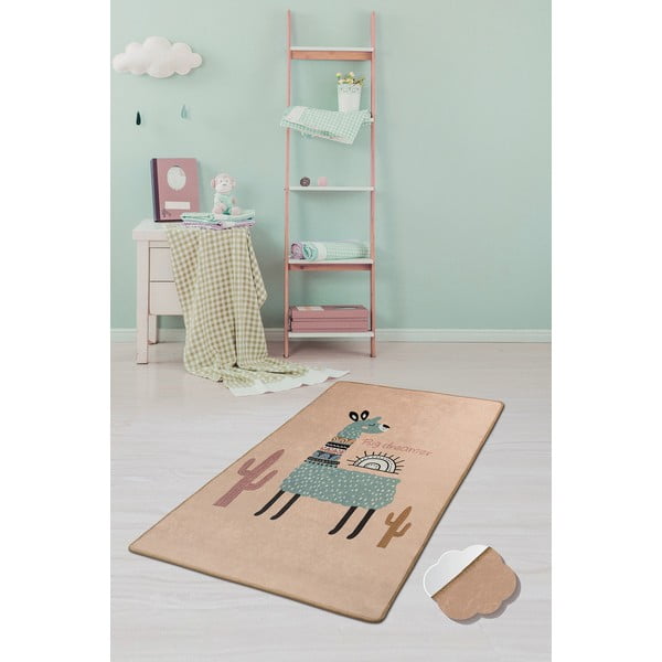 Dječji protuklizni tepih Conceptum Hypnose Lama, 140 x 190 cm-image-1