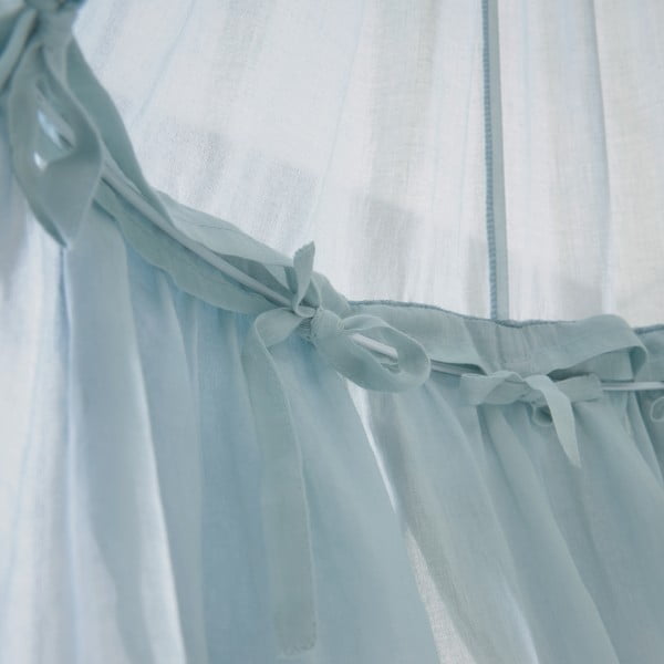 Svijetloplavi pamučni baldahin Carelene - Kave Home-image-2