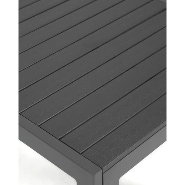 Sivi aluminijski vrtni stol Kave Home Sirley, 70 x 70 cm-image-4