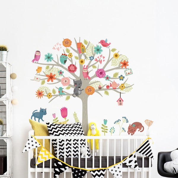 Set dječjih zidnih samoljepljivih naljepnica Ambiance Scandinavian Tree-image-2