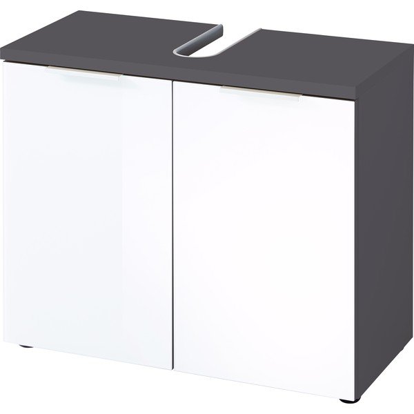 Bijelo-sivi ormarić za umivaonik Germania Pescara, širina 70 cm-image-2