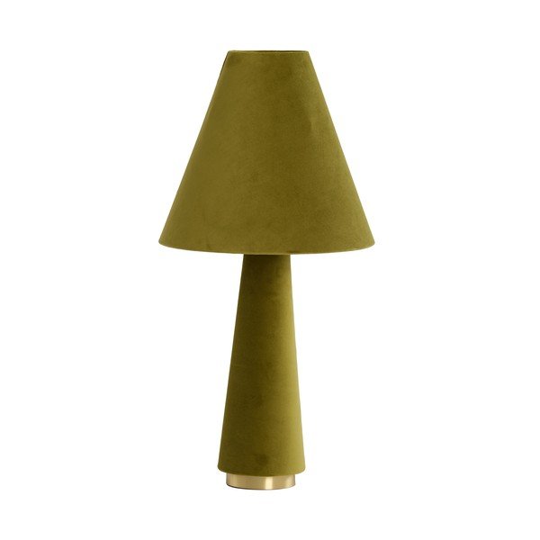 Zelena stolna lampa s tekstilnim sjenilom (visina 61 cm) Devia – Light & Living-image-2