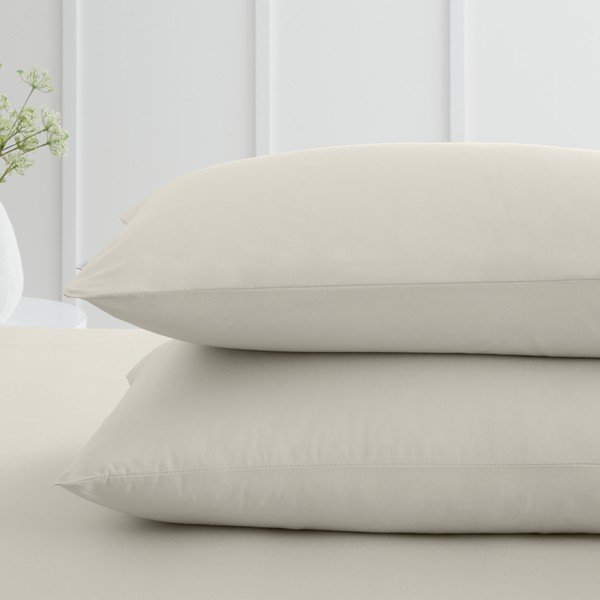Jastučnice u setu 2 kom od pamučnog perkala 50x75 cm Cotton Percale – Bianca-image-1