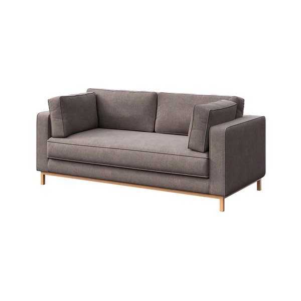 Svjetlo smeđa baršunasti sofa 192 cm Celerio – Ame Yens-image-2