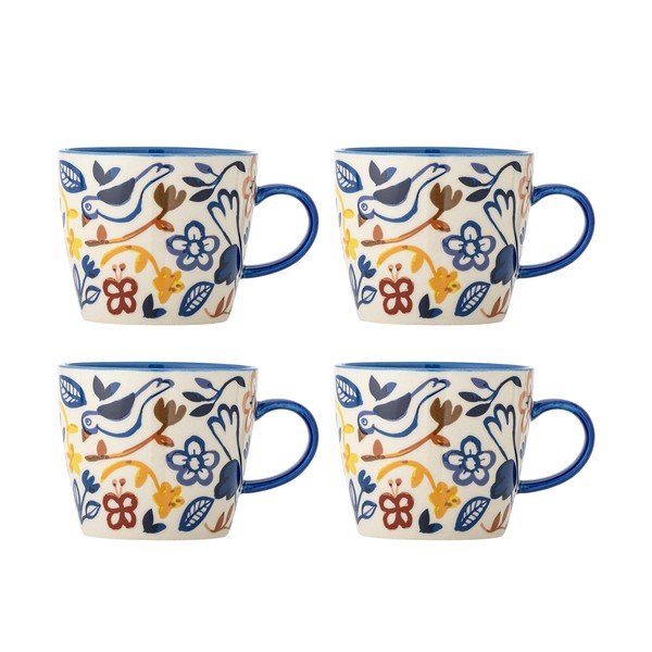 Šalice u setu 4 kom glinene 300 ml Figuria – Bloomingville