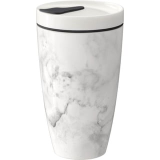 Sivo-bijela   šalica od porculana Villeroy & Boch Like To Go, 350 ml