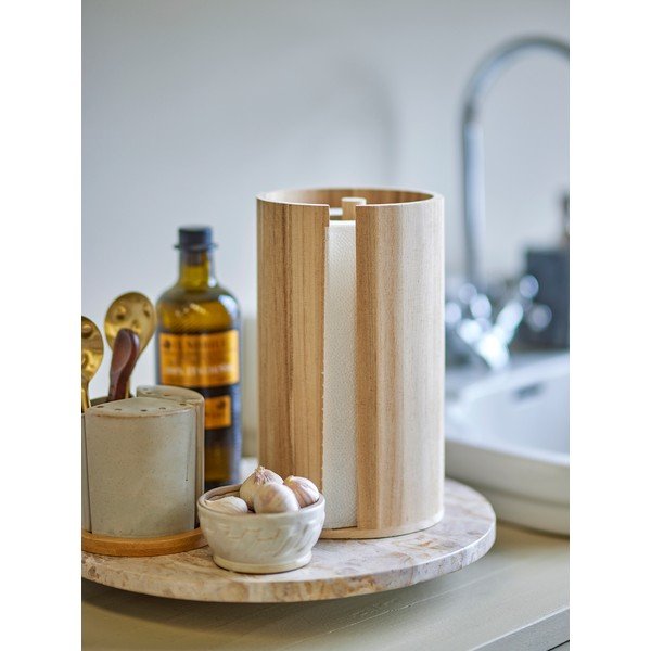Drveni stalak za papirnate ručnike u prirodnoj boji ø 14,5 cm Celian – Bloomingville-image-1