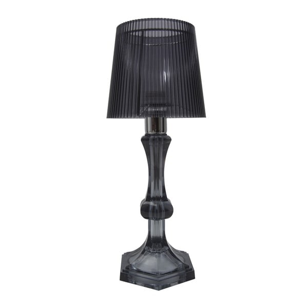 Crna stolna lampa Mauro Ferretti GRigio, 15 x 35 cm