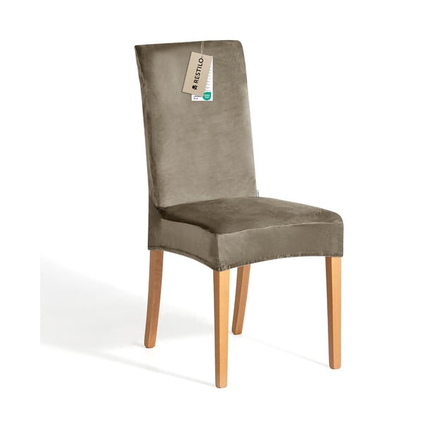 Sivo-bež rastezljive presvlake 4 kom za stolicu 48 cm Sento – Restilo-image-3