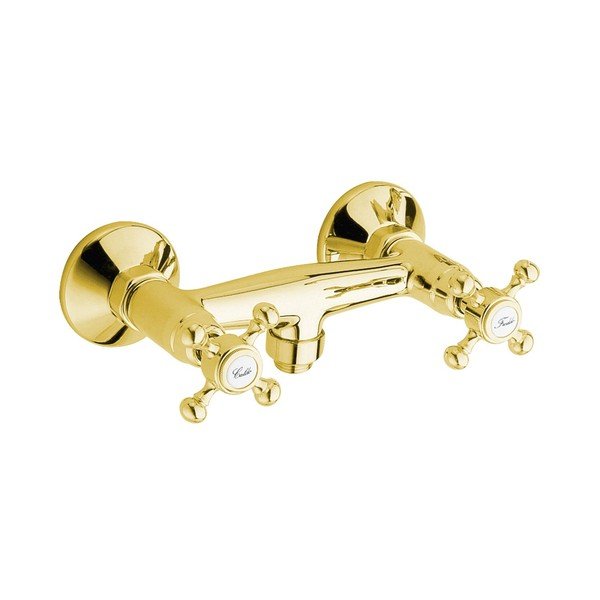 Zidna slavina za tuš u zlatnoj boji (s 1 izlazom) Antea – Sapho