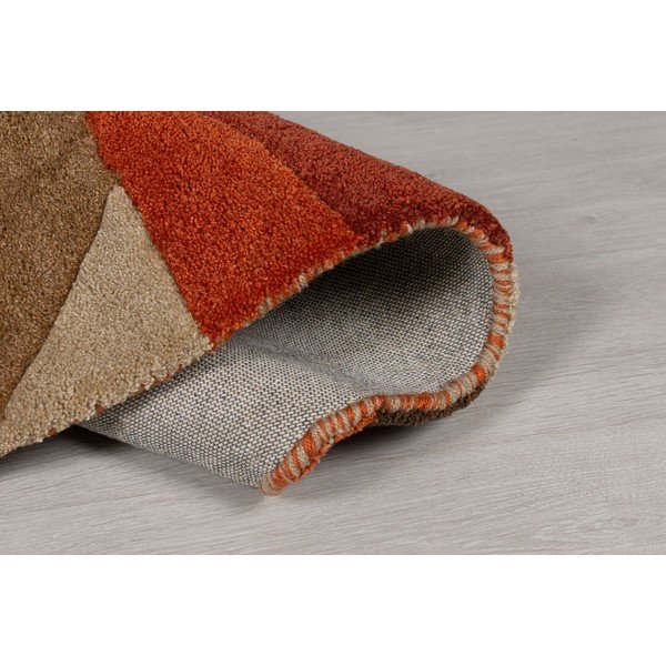 Narančasti tepih Flair Rugs Splinter, ⌀ 135 cm-image-3