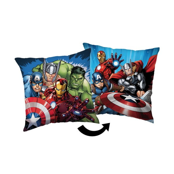 Dječji jastuk od flisa 40x40 cm Avengers "Heroes" – Jerry Fabrics
