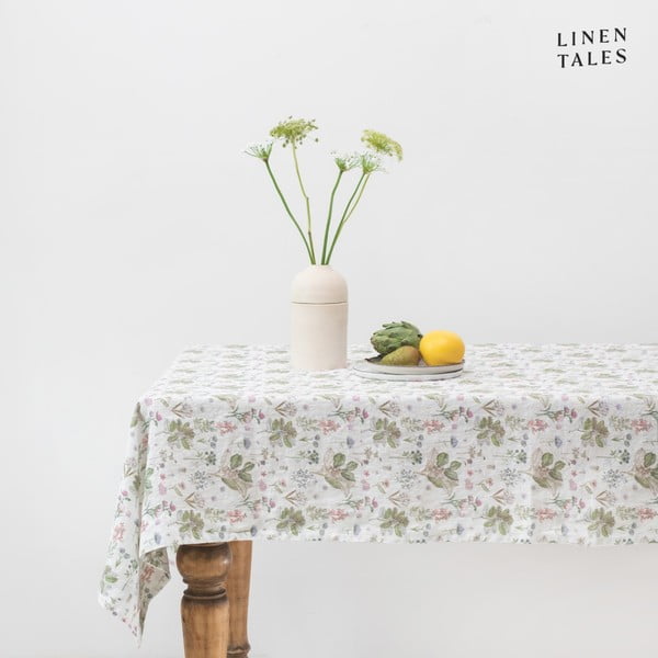 Laneni stolnjak 140x300 cm White Botany – Linen Tales