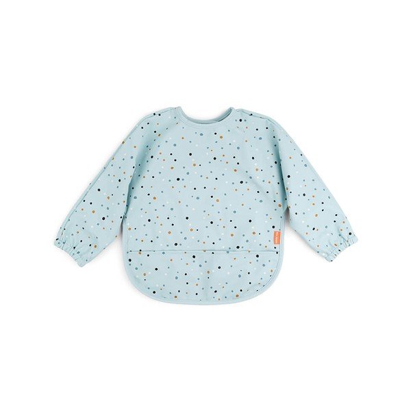 Plavi podbradak s rukavima Done by Deer Happy Dots