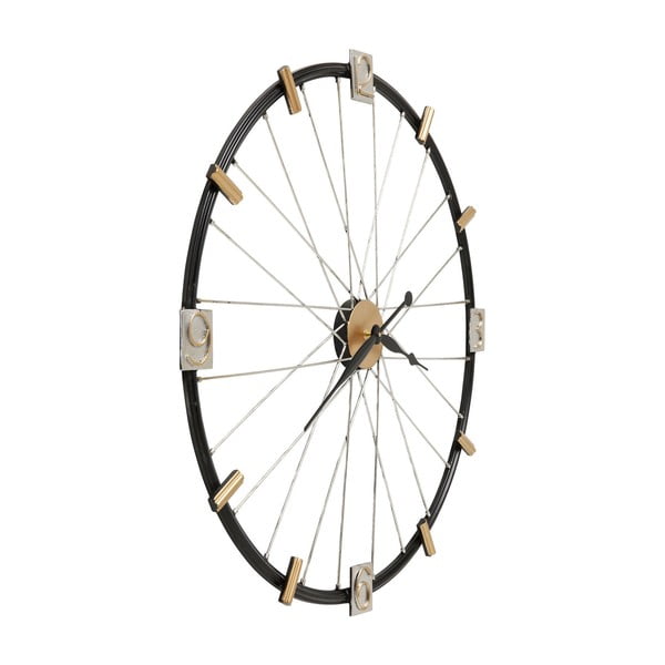 Zidni sat Kare Design Spoke Wheel, promjer 80 cm
