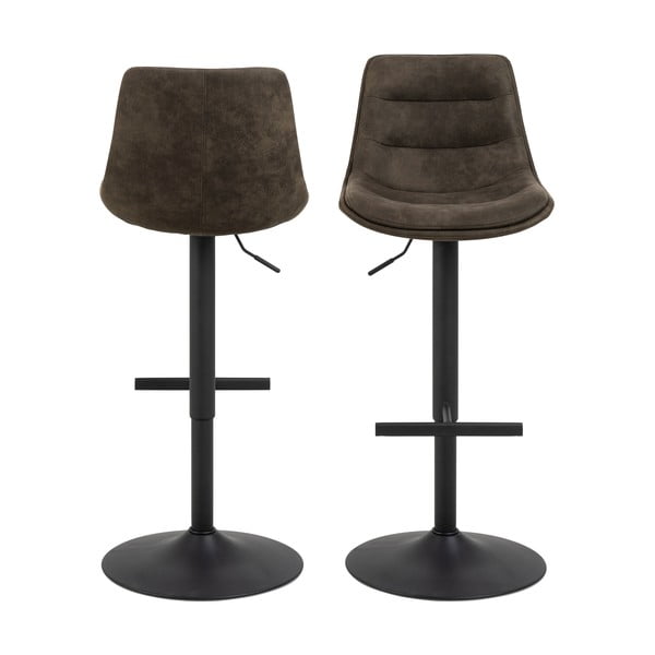 Tamno zelena barska stolica podesive visine (visine sjedala 86 cm) Adisa – Actona-image-4