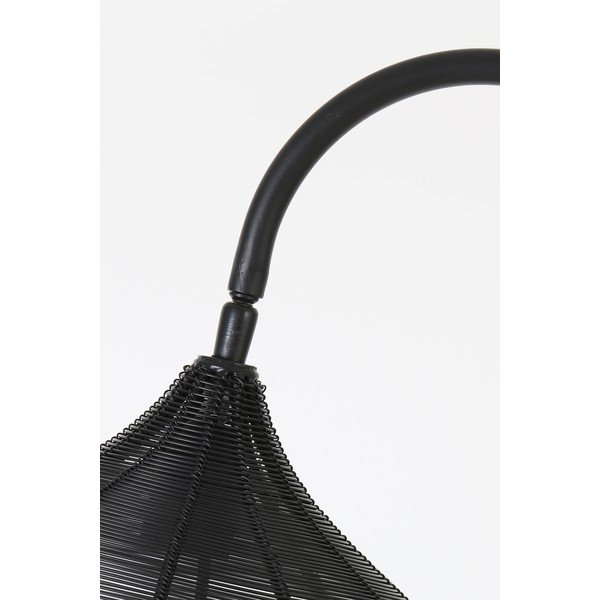 Crna podna lampa (visina 160 cm) Alvaro - Light & Living-image-4