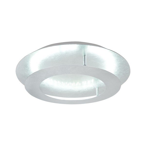 LED stropna svjetiljka u srebrnoj boji s metalnim sjenilom 50x50 cm Merle – Candellux Lighting