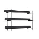 Crna metalna polica s više razina 60 cm Riqueza Tres – PT LIVING