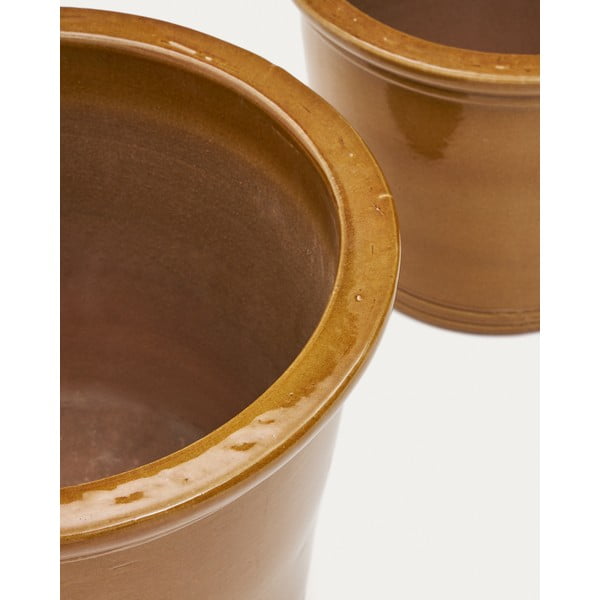 Tegle za cvijeće u setu 2 kom od terakote ø 47 cm Presili – Kave Home-image-4