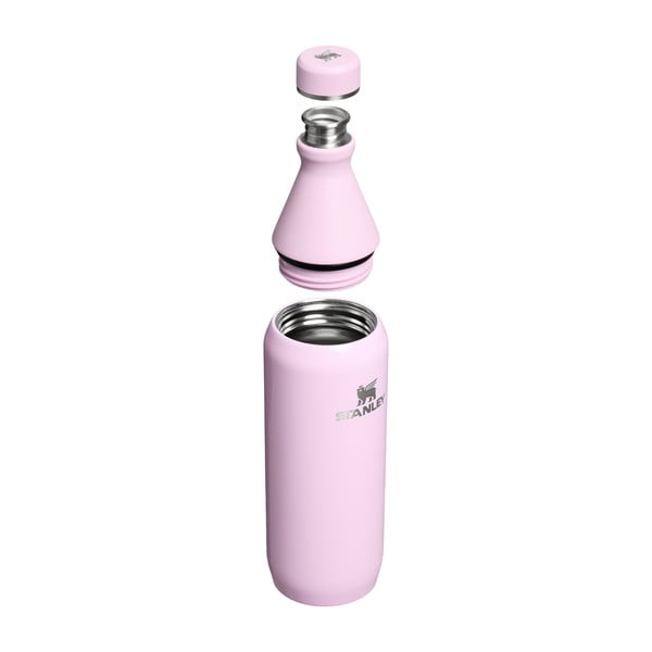 Ružičasta termosica od nehrđajućeg čelika 600 ml All Day Slim Bottle Cherry Blossom Gloss – Stanley-image-2
