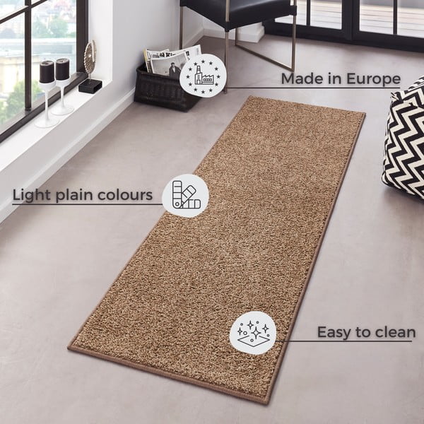 Bež tepih staza Hanse Home Pure, 80 x 300 cm-image-4