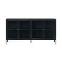 Crna metalna vitrina 170x85 cm Carmel – Unique Furniture