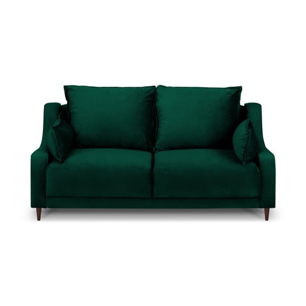 Zelena sofa od baršuna Mazzini Sofas Freesia, 150 cm