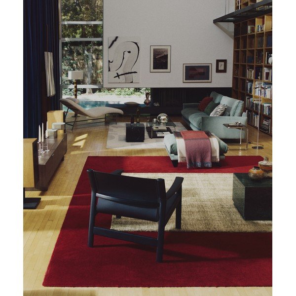 Bež ručno rađen vunen tepih 200x300 cm Zarn – Kave Home-image-3