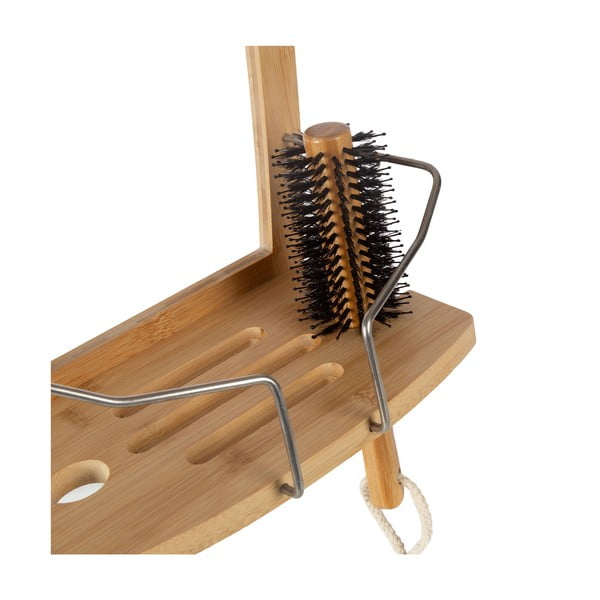 Viseća kupaonska polica od bambusa u prirodnoj boji – Compactor-image-4