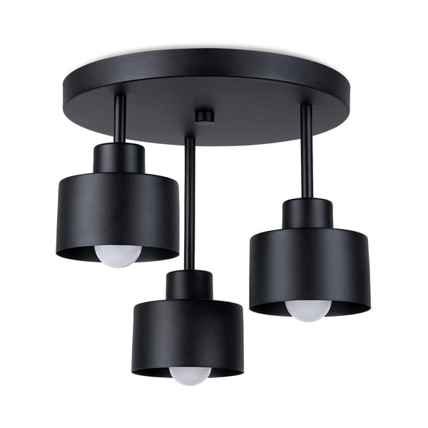 Crna stropna svjetiljka ø 12 cm Alastro – Nice Lamps