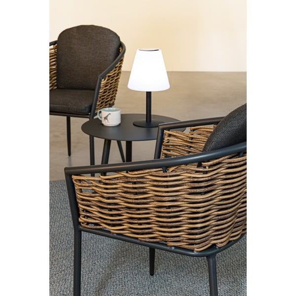 Siva metalna vrtna stolica Maribela   – Bizzotto-image-1