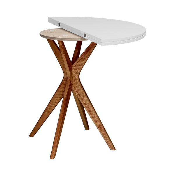 Okrugli proširiv blagovaonski stol 45x90 cm Jubi – Ragaba-image-3