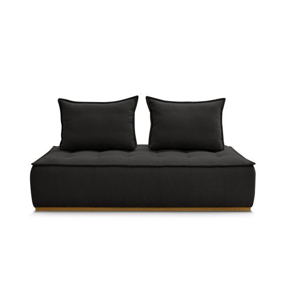 Crna sofa od šenila 175 cm Elisa – Bobochic Paris