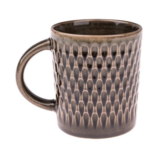 Smeđa keramička šalica 420 ml Scales – Dakls