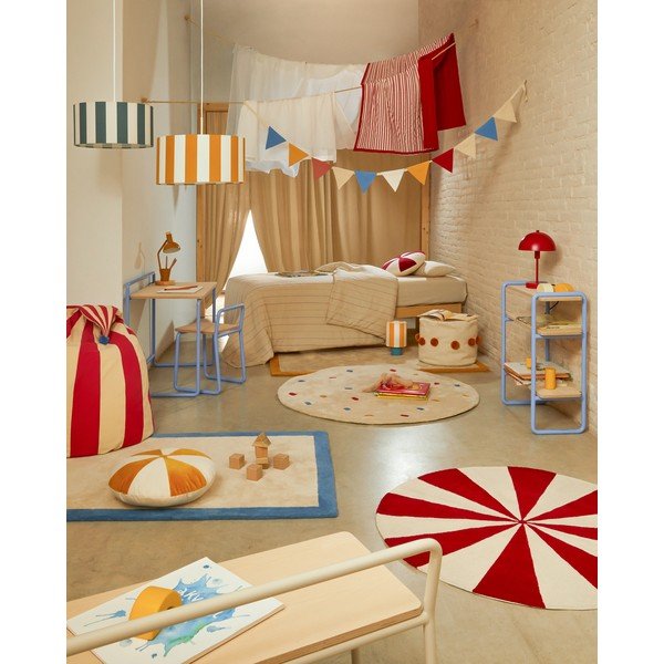 Krem pamučan dječji tepih ø100 cm Epifania – Kave Home-image-1