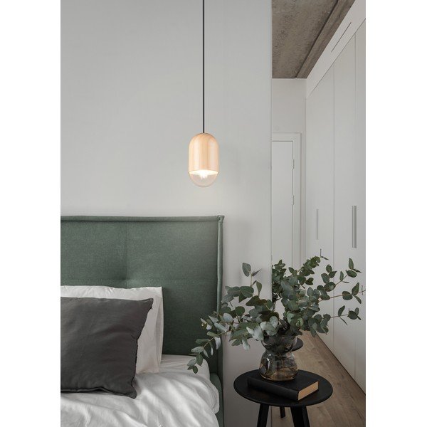 Bež viseća svjetiljka ø 11 cm Nara – Reality-image-1