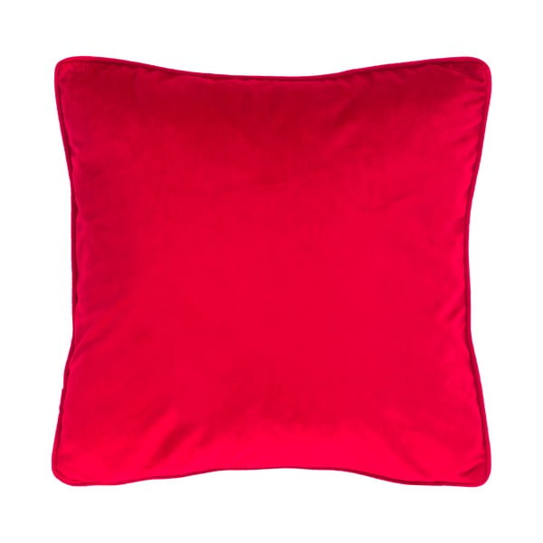 Crveni jastuk Tiseco Home Studio Velvety, 45 x 45 cm