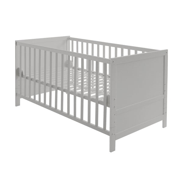 Svijetlo sivi dječji krevet 70x140 cm – Roba