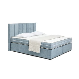 Plavi boxspring krevet 160x200 cm Olia Bold Line – Bonami Selection